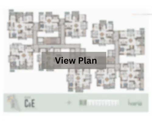 Floor plan layout for Godrej Green Terraces apartments